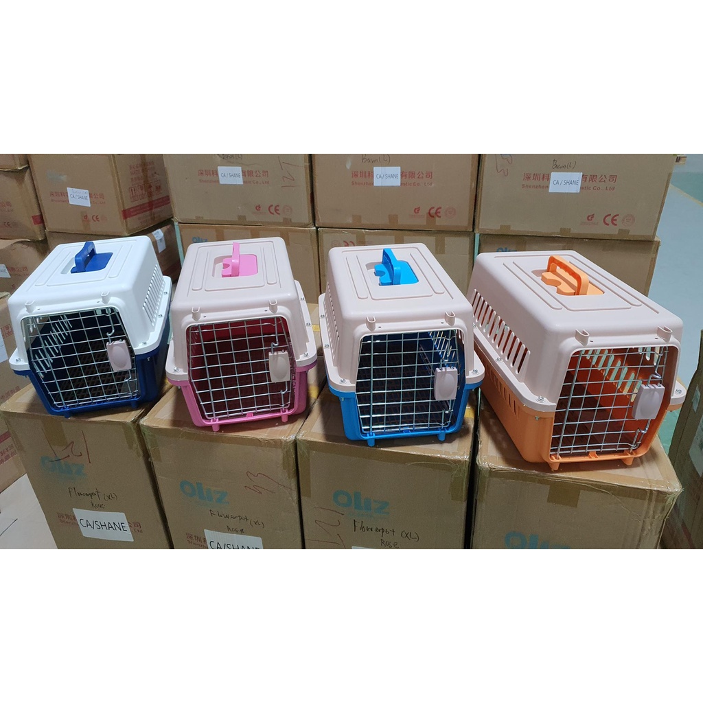 Buy Pet Carrier Cat Carrier Sangkar Kucing Pet Travel Cage with 