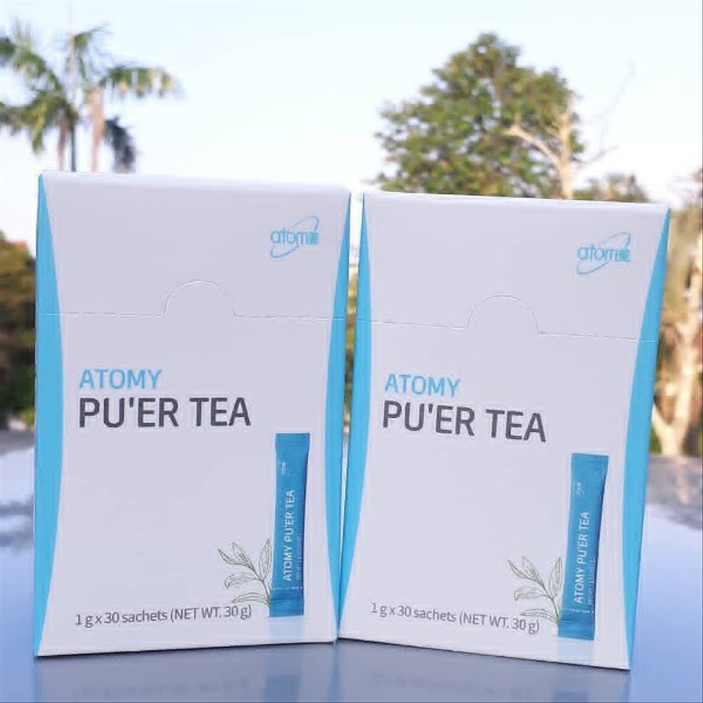 Atomy Slim Body Puer 1 Box Tea 1g X 30 Sticks Free Gift Shopee Malaysia