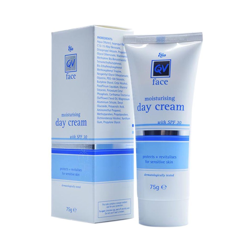 *02/2021*EGO QV FACE MOISTURISING DAY CREAM WITH SPF 30 75G Shopee