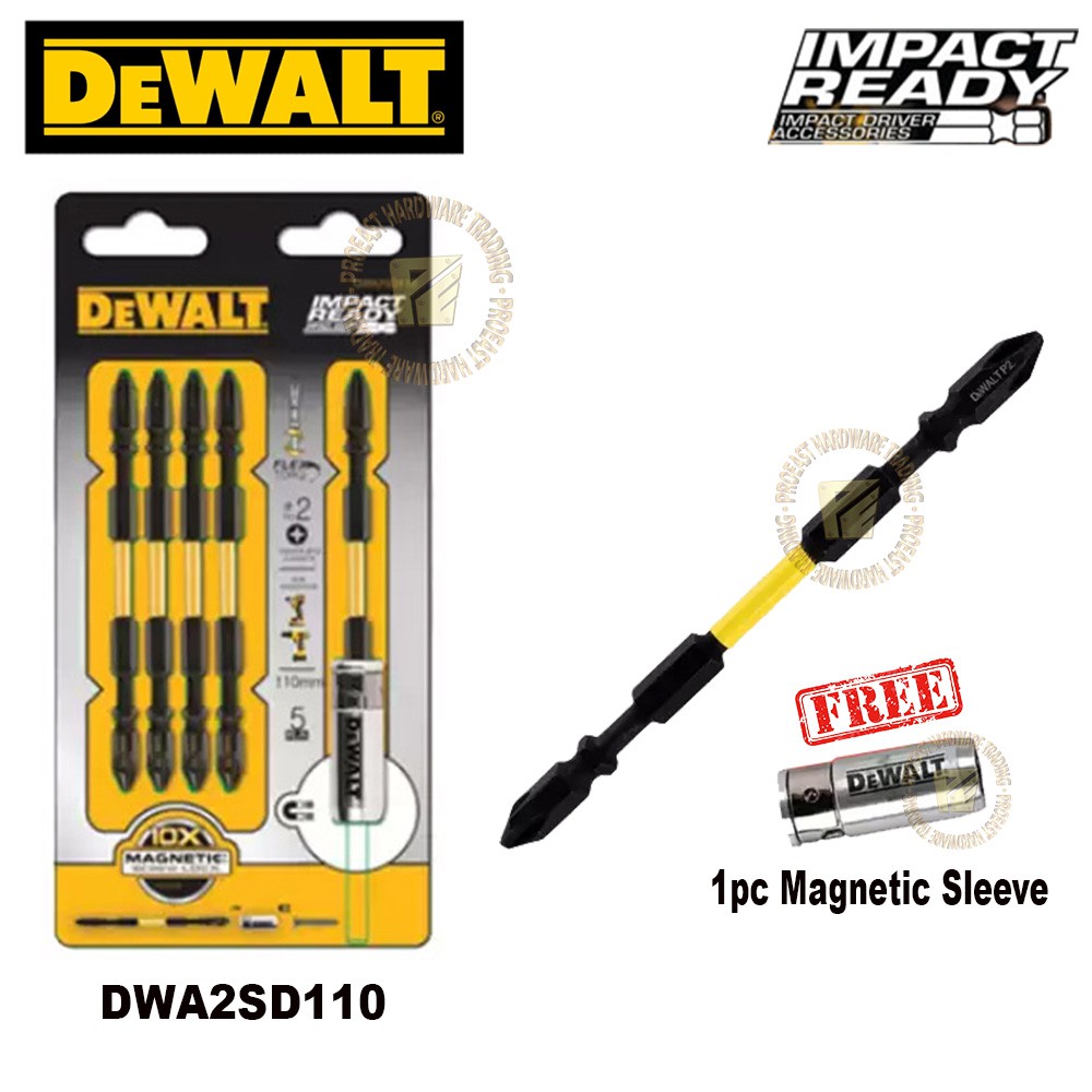 Dewalt DWA2SD110 PH.2 x 110mm Double Ended Phillips