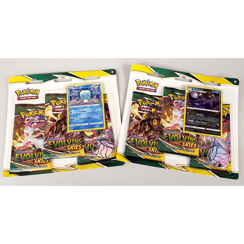 Pokemon TCG SS7 Evolving Skies 3 Packs Blister | Shopee Malaysia