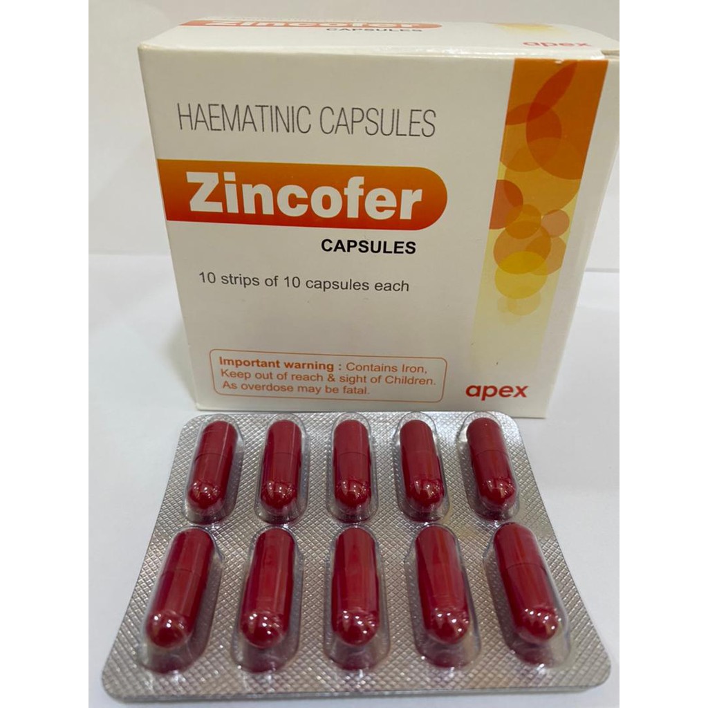 Zincofer Haematinic 30 Capsules Shopee Malaysia
