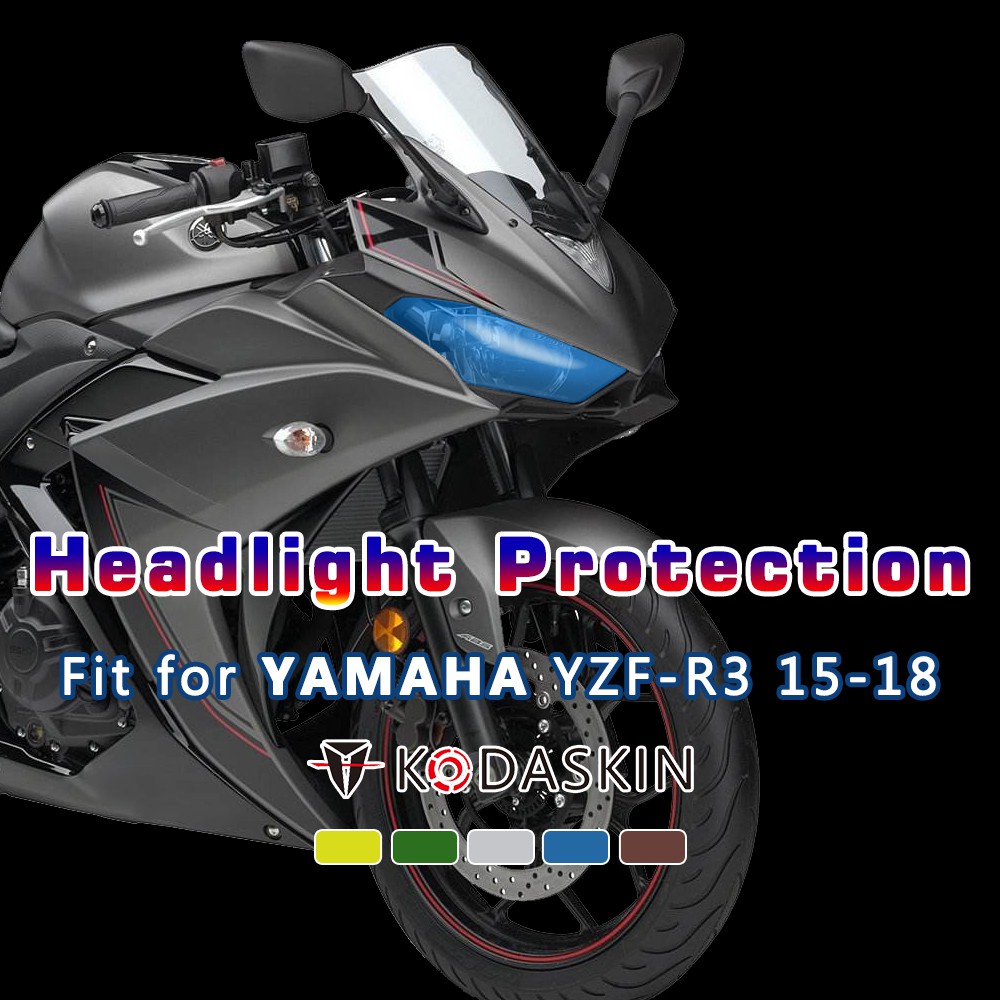 yamaha r3 headlight cover