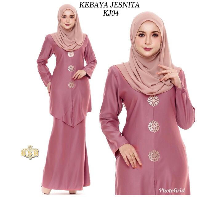  KEBAYA  JESNITA baju  kurung  moden terkini baju  kurung  