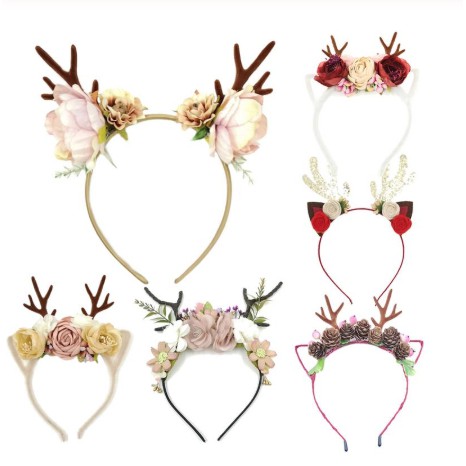 cute antler headband