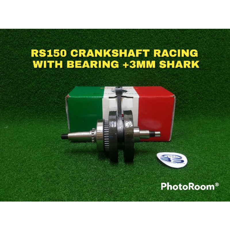 HONDA RS150 CRANKSHAFT RACING ASSY WITH BEARING +3MM SHARK | Shopee ...