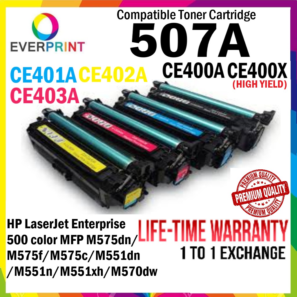 3x Eurotone Toner ersetzt HP CE401A-CE403A CE401A CE402A CE403A 507A CE401A-03A 