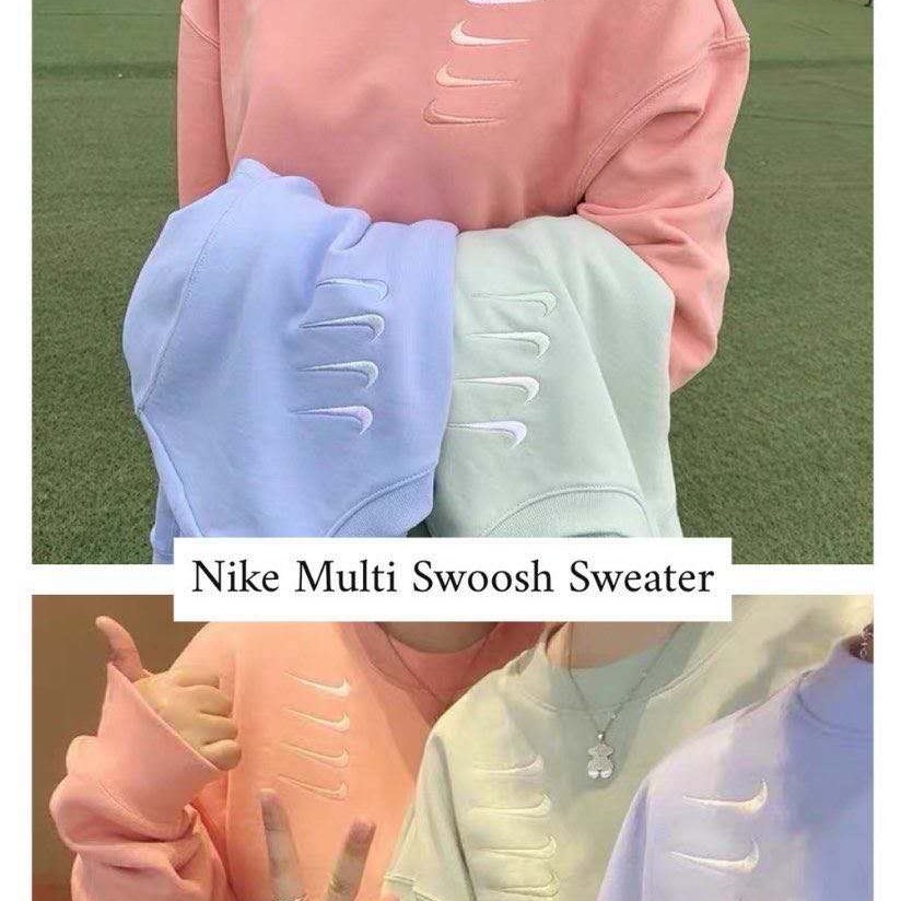 nike swoosh hoodie pastel