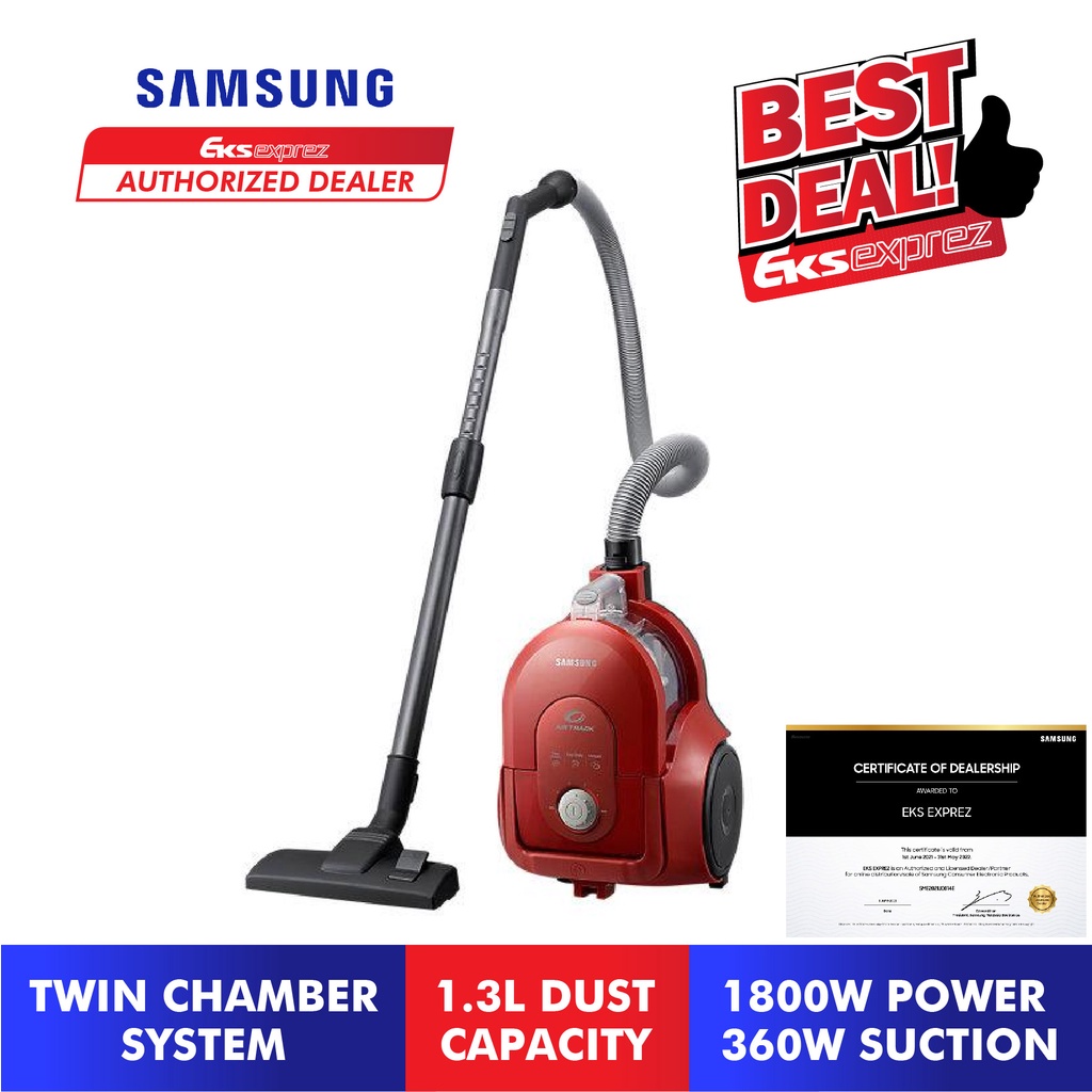Samsung Canister Bagless Vacuum with Twin Chamber System (1800W ...