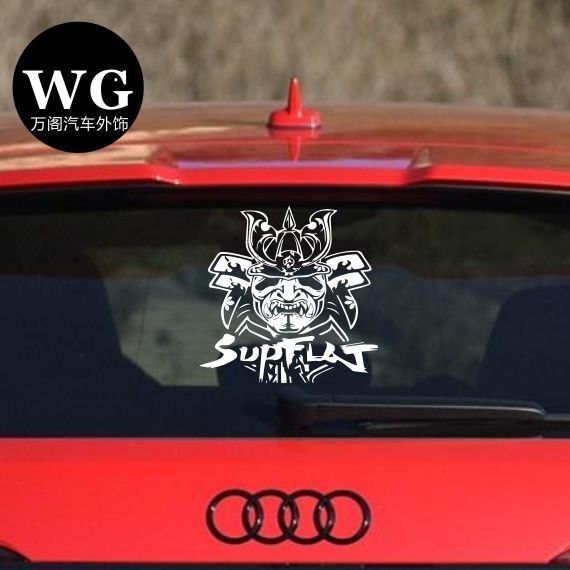 Car StickerStiker kereta Samurai keperibadian corak stiker kereta 