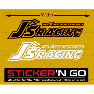 Sticker js racing japan  Shopee Malaysia