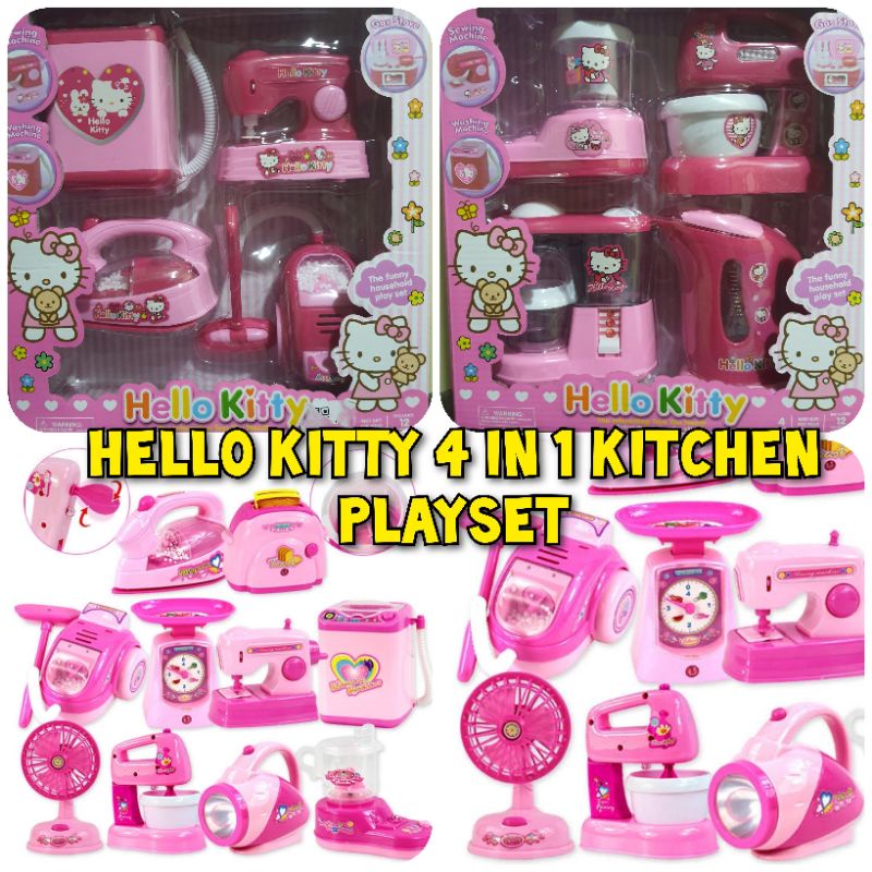 HOT ITEM 4 In 1 Hello Kitty Kitchen Playset With Sound Giftset   83a8b565b76809a49bf82eb865ffdc3a