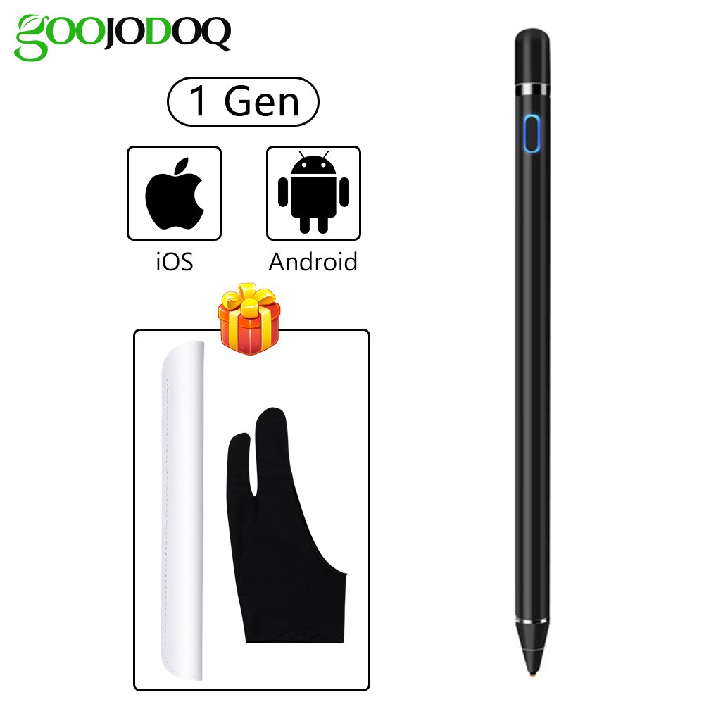 GOOJODOQ Universal Active Stylus Touch Screen Pen Drawing Tablet Mobile Smart Capacitive Digital Pencil For Android