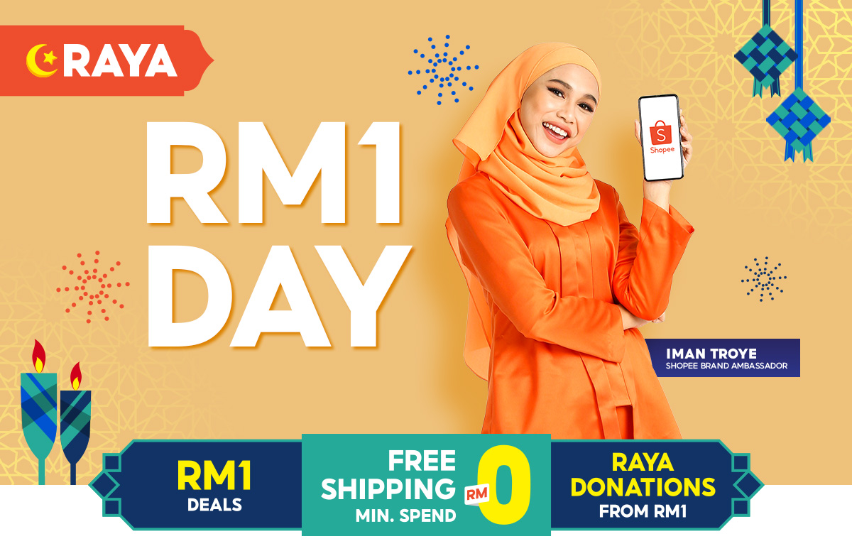 Get ready for Shopee Malaysia’s Raya Sale {{Year}}! Enjoy free shipping with a minimum spend of RM0 as well as amazing Ramadan and 5.5 sales that will blow your mind. Not only that, get ready for Hari Raya conveniently and in a budget-friendly way with our RM1 deals and promotions on a variety of fashion, grocery, and home decoration goods!