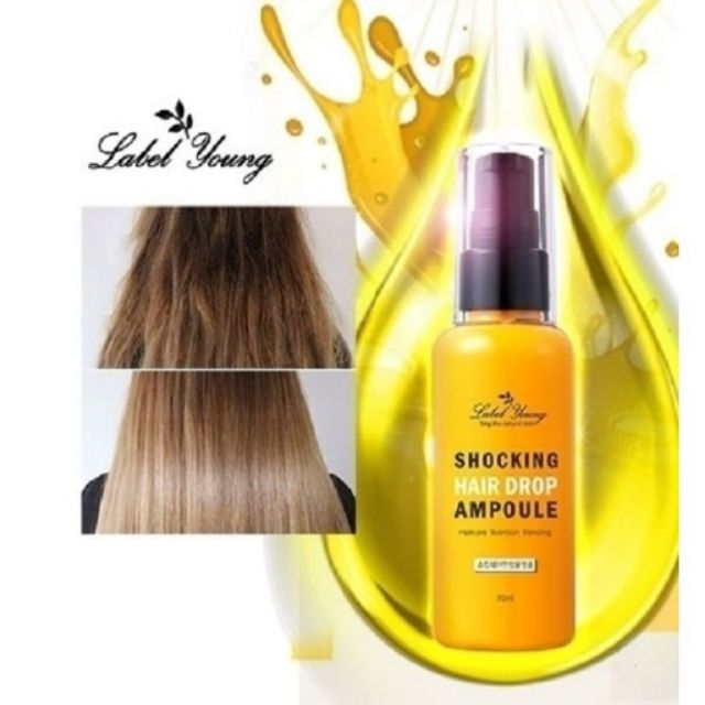 [Label young] Shocking Hair Drop Ampoule 70ml Hair Glossy Moisturizing Nutrition