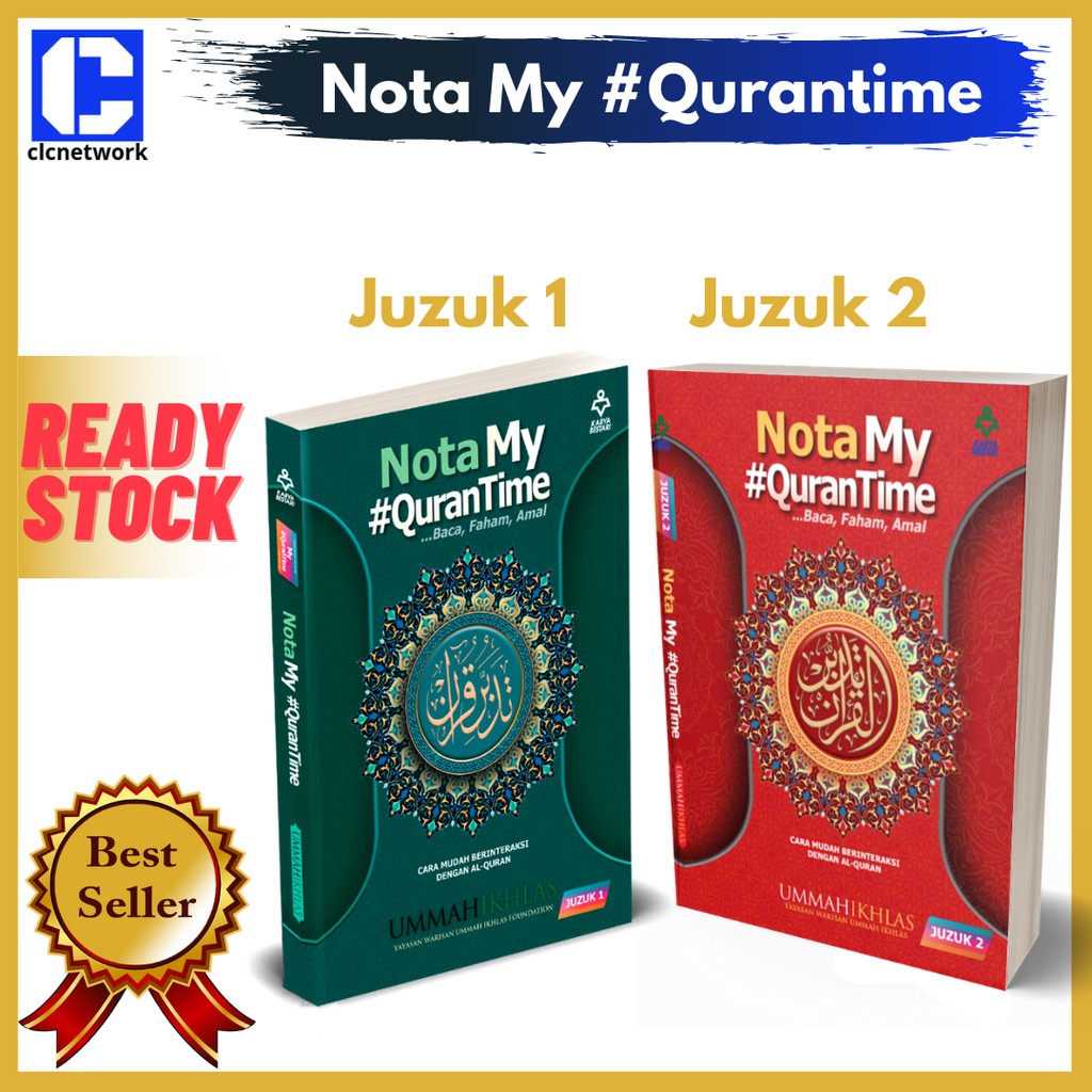 | HOT BEST SELLER | Nota My QuranTime Juzuk 1& 2 - Nota Tadabbur Quran TV-AlHijrah