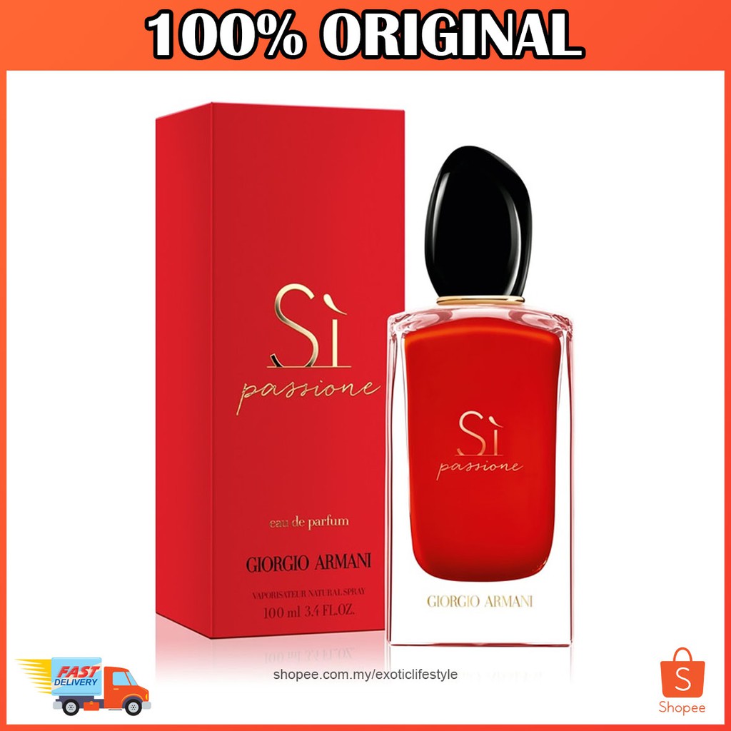 armani si passione 100 ml tester
