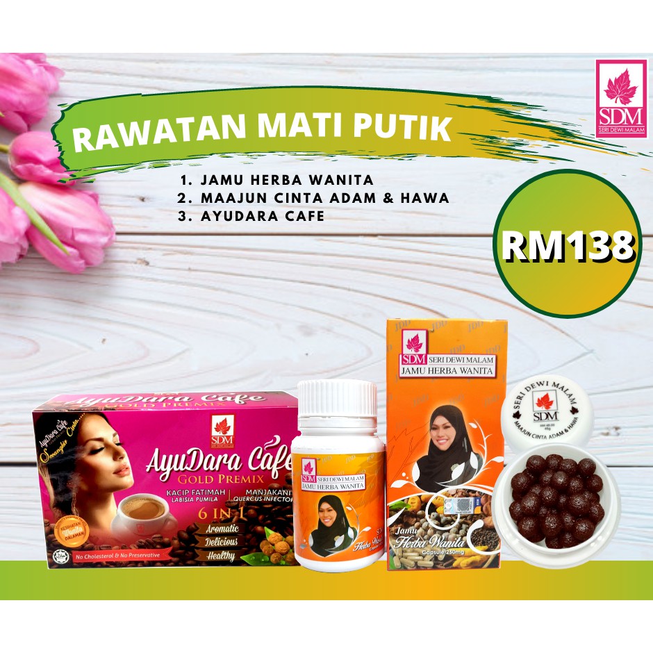 Set Rawatan Mati Putik Hot Selling Sdm Rapat Ketat Keputihan Becak Dara Tiada Nafsu Hormon Ghairah Shopee Malaysia