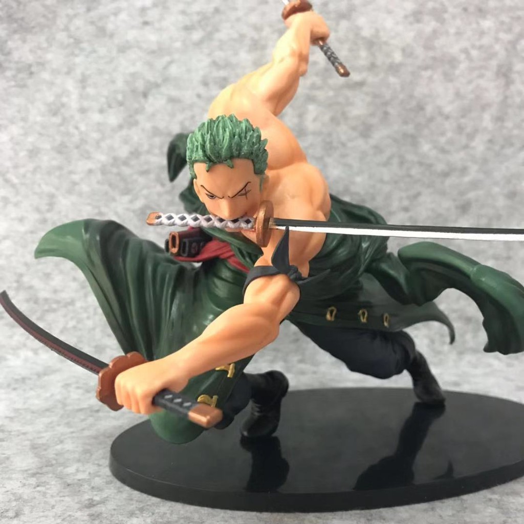 Action Figures Mh Pop Max Roronoa Zoro Pvc Collection Toys Model Dolls 17 5cm Shopee Malaysia