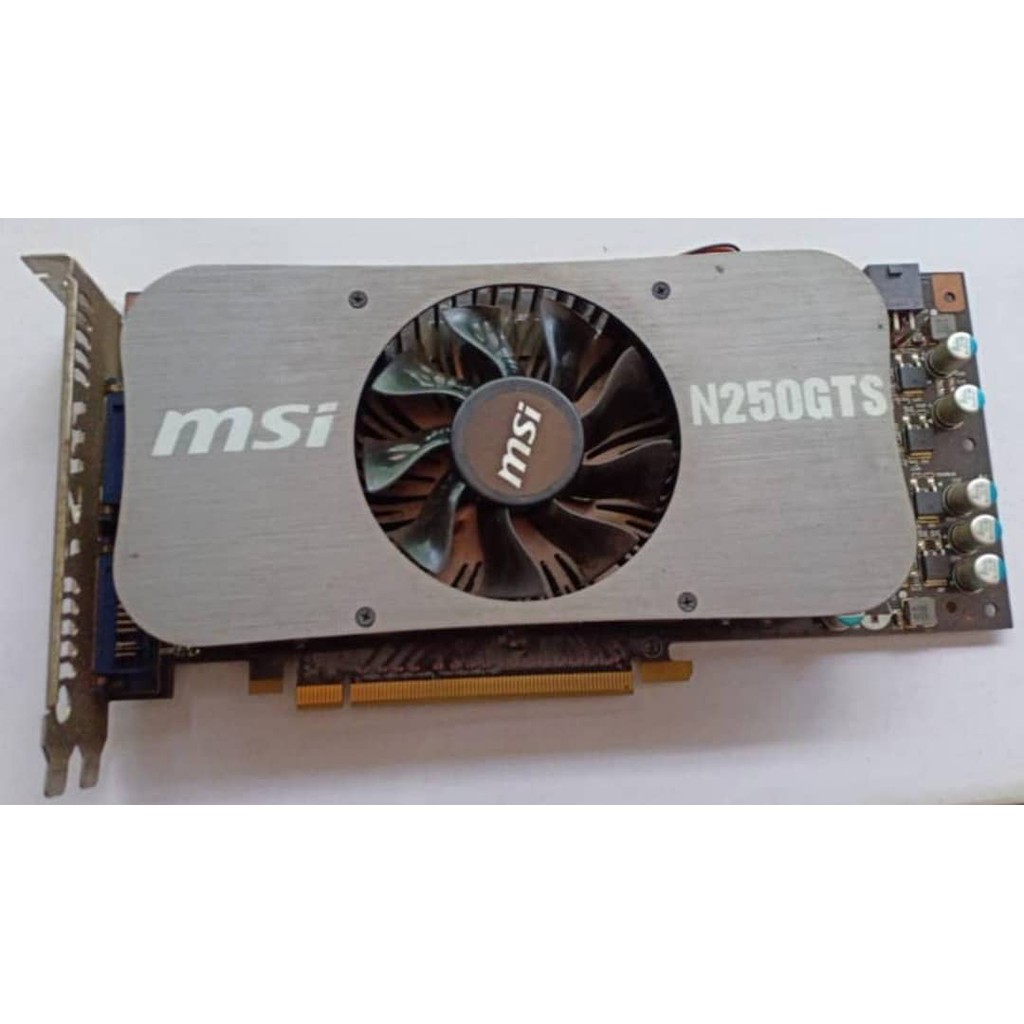 Msi Geforce Gts 450 1gb Gts 250 512mb Graphics Card Used Shopee Malaysia