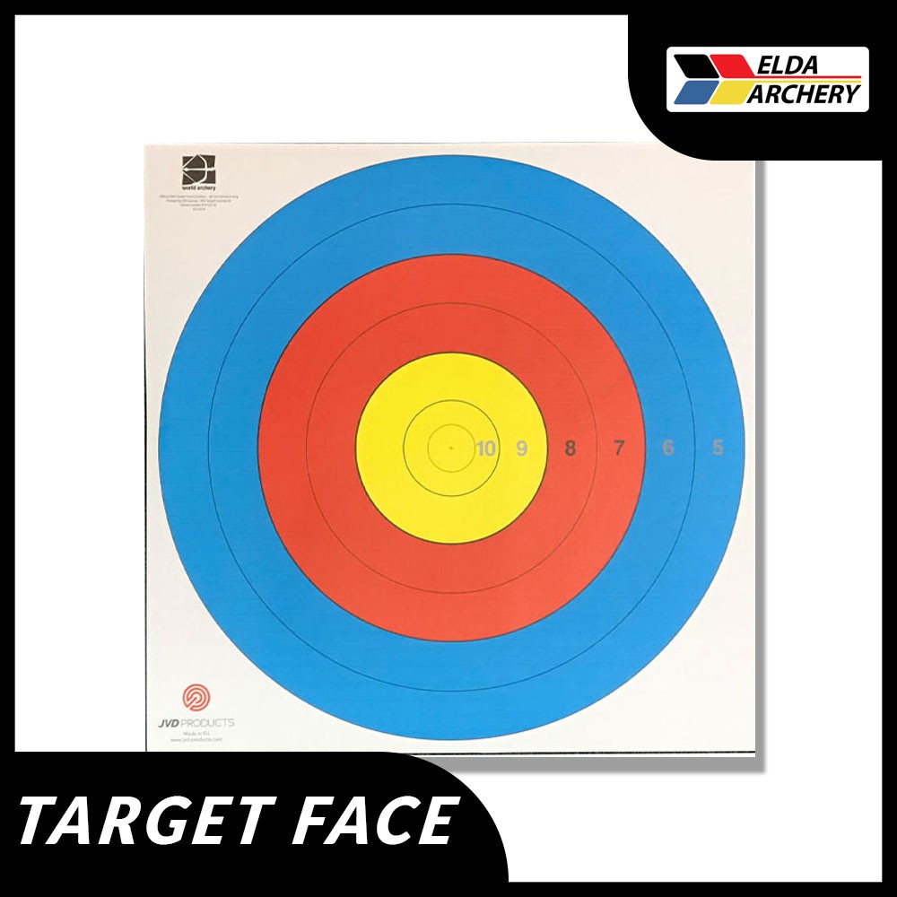 JVD Target Face Fita 80cm Centre 6Ring Archery Shopee Malaysia