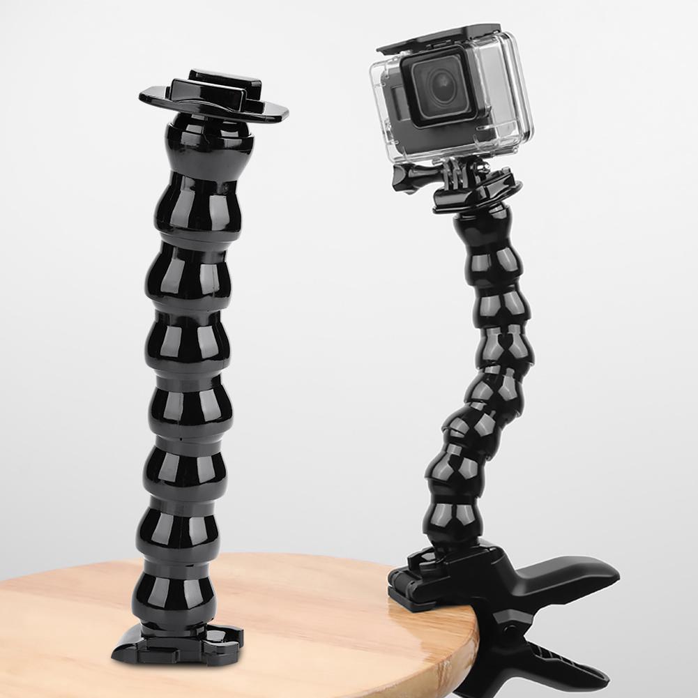 Gooseneck Arm Neck Tripod Mount Adjustable Flexible Clamp Clip for