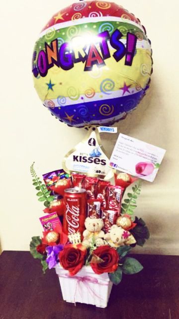 Vase Chocolate Bouquet  Shopee Malaysia