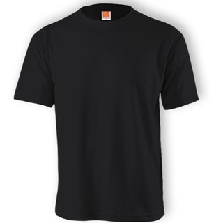 BLACK 100% MICROFIBER QD0402 QUICK DRY JERSEY ROUND NECK SHORT SLEEVE ...