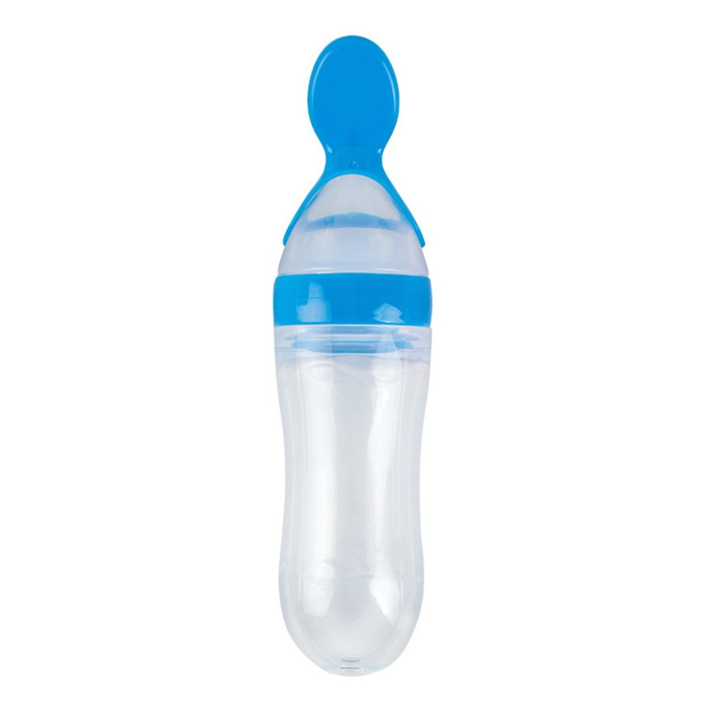 Feeding Bottle Silicone Squeeze Style Rice Cereal Feed Bottle