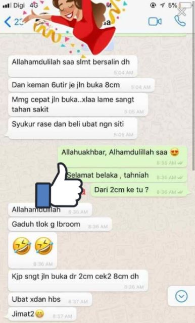 Ubat Mudah Bersalin Set Homeopathy Shopee Malaysia