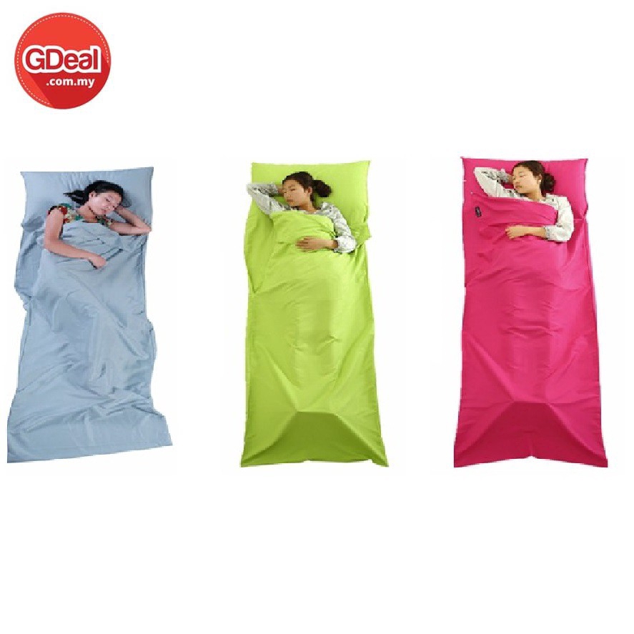 GDeal Foldable Polyester Fabric Travel Sleeping Bag Shopee Malaysia