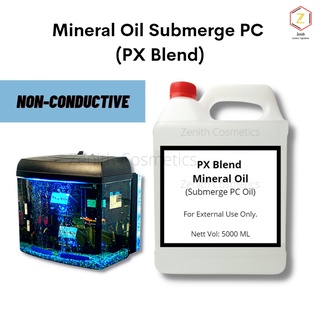 Pc Cooling Mineral Oil PX Blend- for submerge pc ONLY computer components cooling (Non-conductive)-5000ml