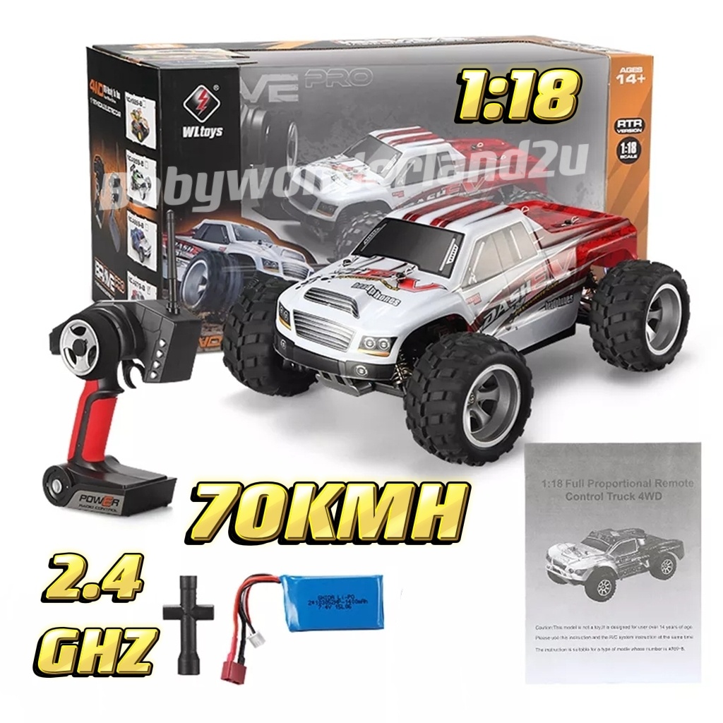 WLToys A979B 118 RC Raptor 70km/h 4WD RTR 2.4GHz Hobby Grade Shopee