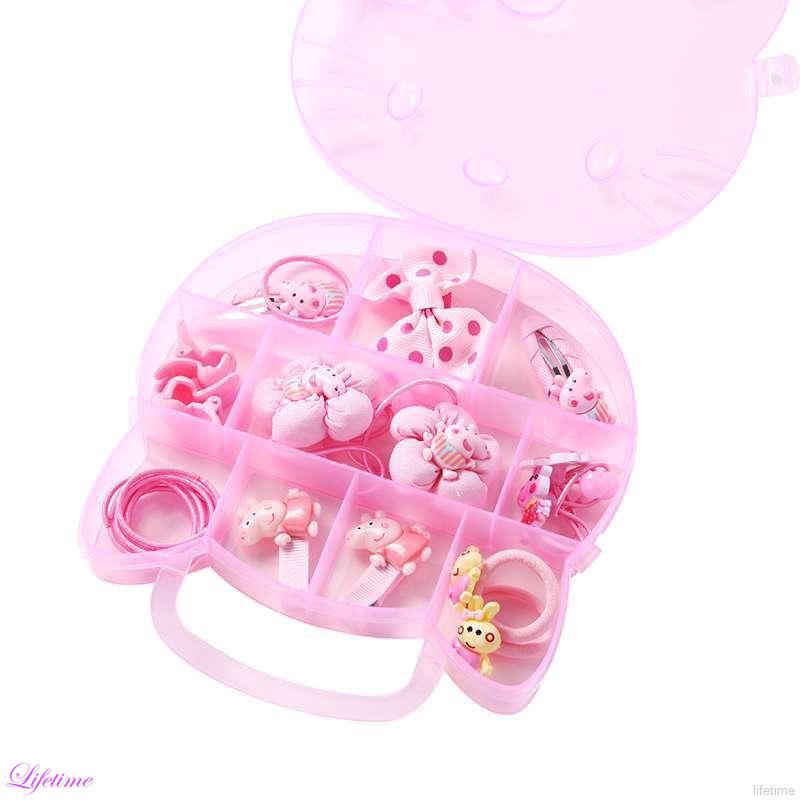 Hello Kitty Hair Accessories Set Baby Girls Hair Clip Hairpin Gifts