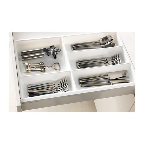 Ikea Stodja Cutlery Tray White 31x50 Cm Shopee Malaysia