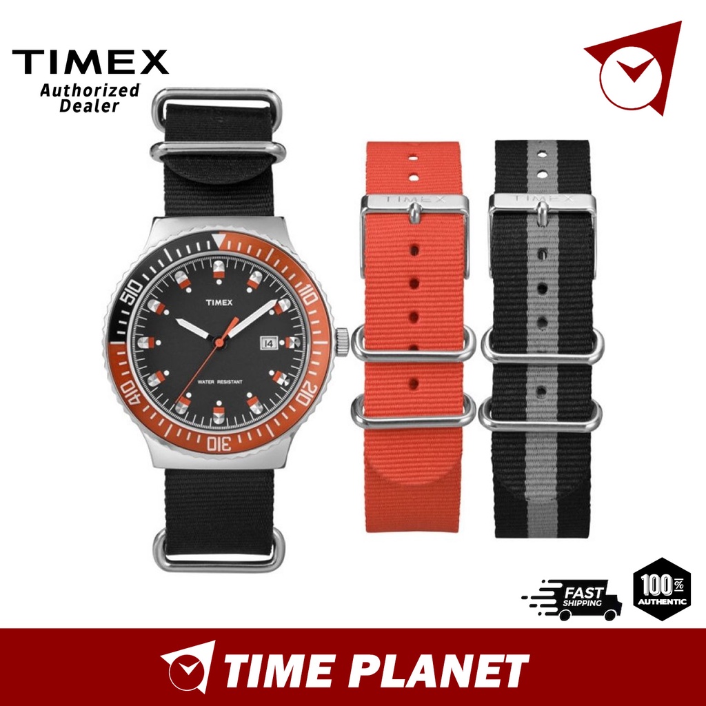 Timex Unisex Vintage Style Quartz Analog Nylon Watch UG0108 | Shopee  Malaysia