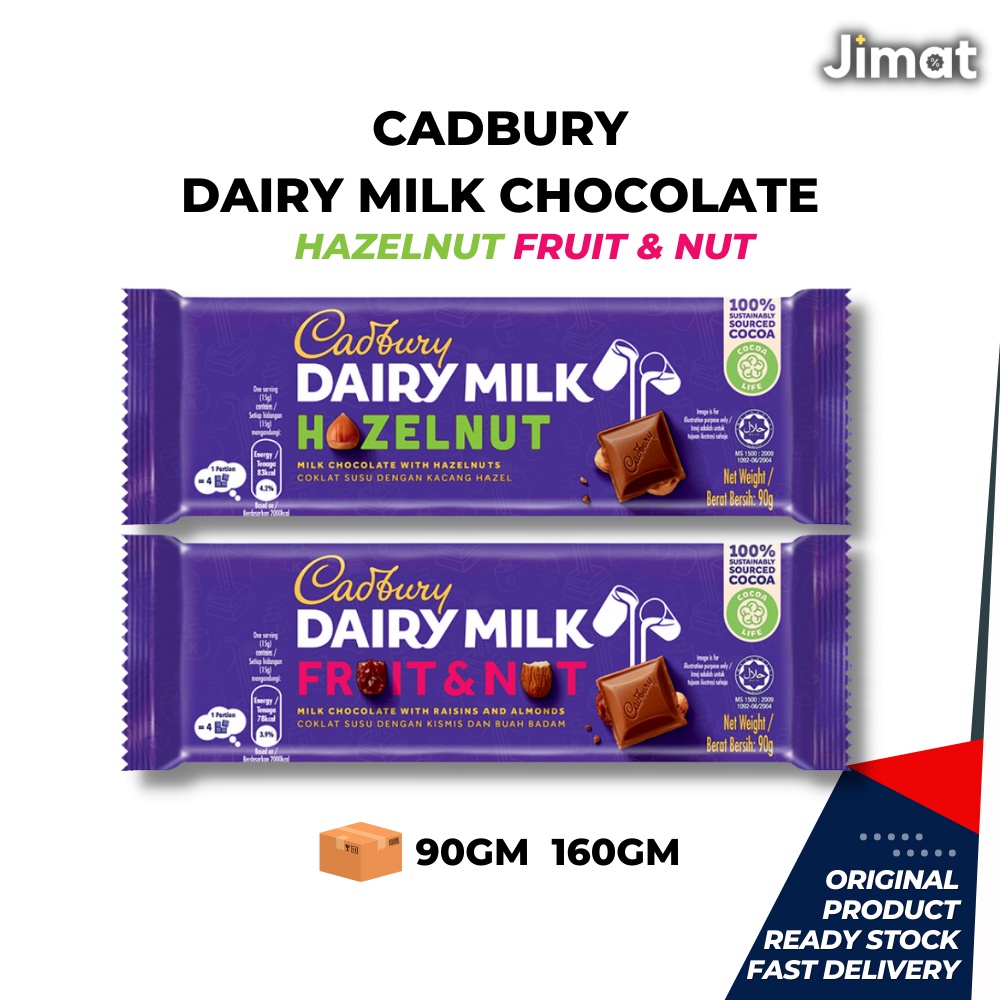 Coklat cadbury hazelnut