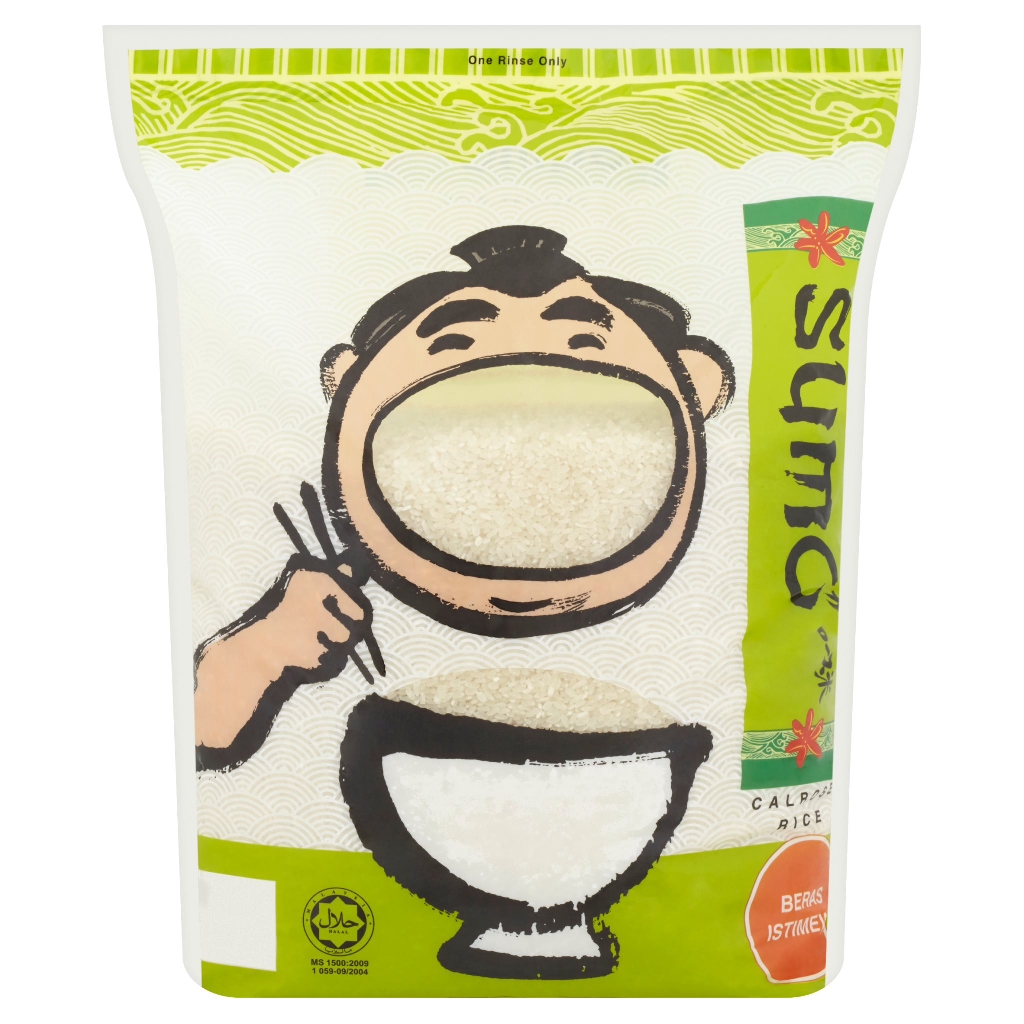 Sumo Calrose Rice 5kg LieMarts Shopee Malaysia