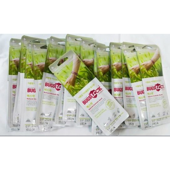 [Smartren] [10pcs, 20pcs of bundle] Korea Made Real Bugslock Bug Mosquito Repellent Band 💕shipping from Korea💕