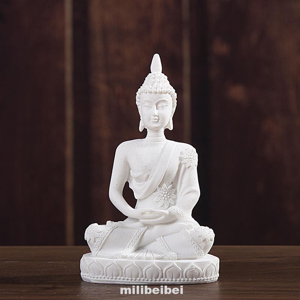 Harmony Resin Miniature Office Small Gifts Desk Meditating Sitting