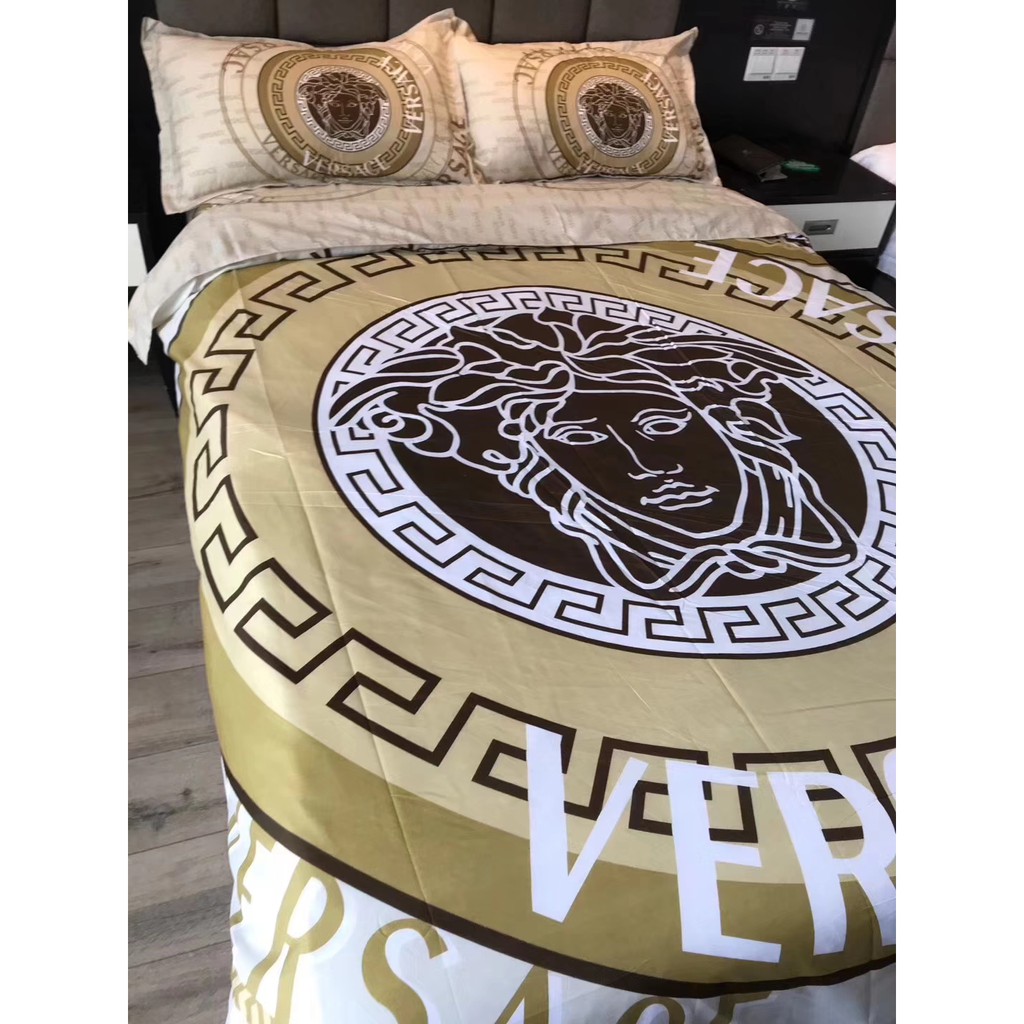 versace bedding set armani logo