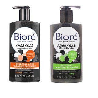 biore charcoal scrub