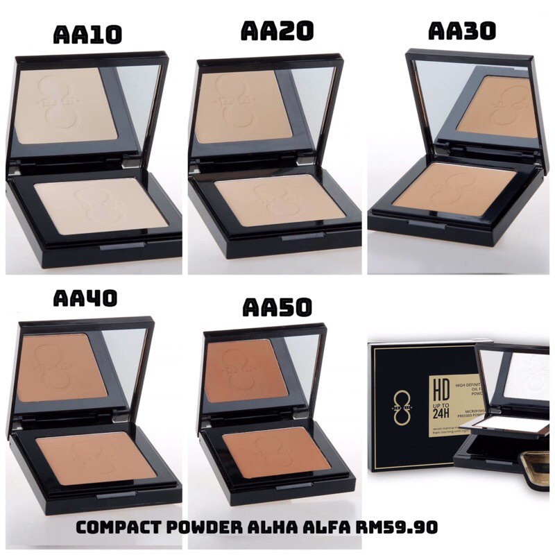 ALHA ALFA ROYAL PROPOLIS COMPACT POWDER / AYDA JEBAT COMPACT CUSHION
