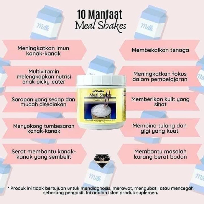 Meal Shakes Shaklee For Children Family Tambah Berat Badan Shopee Malaysia