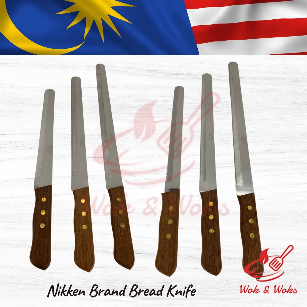 Original Nikken Brand Bread Knife / Pisau Roti Asli Jenama Nikken