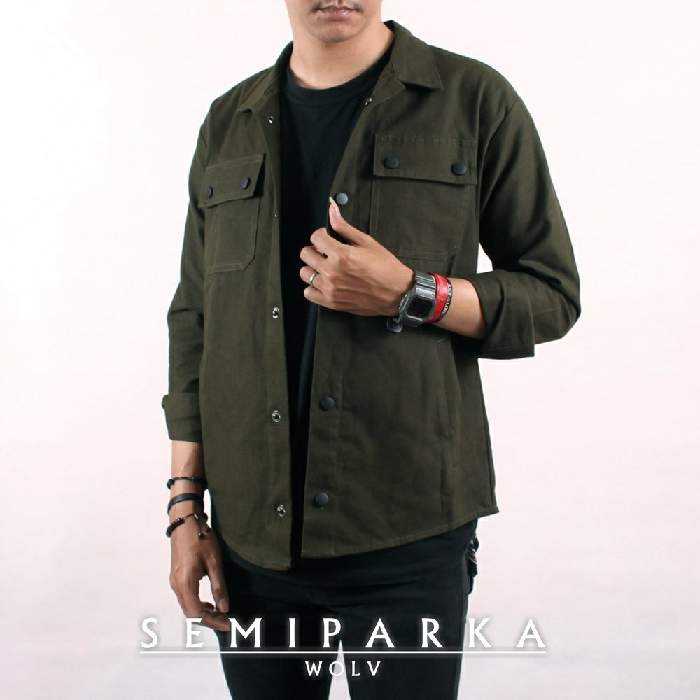 jaket trucker army