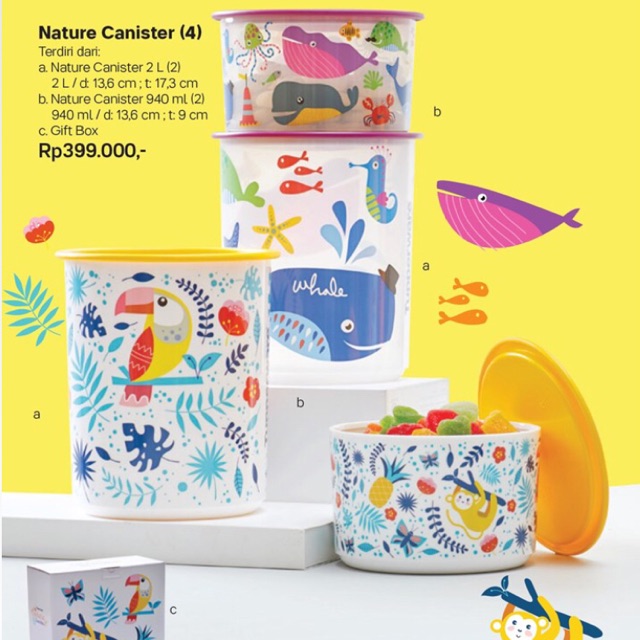 Tupperware Nature Canister (4) | Shopee Malaysia