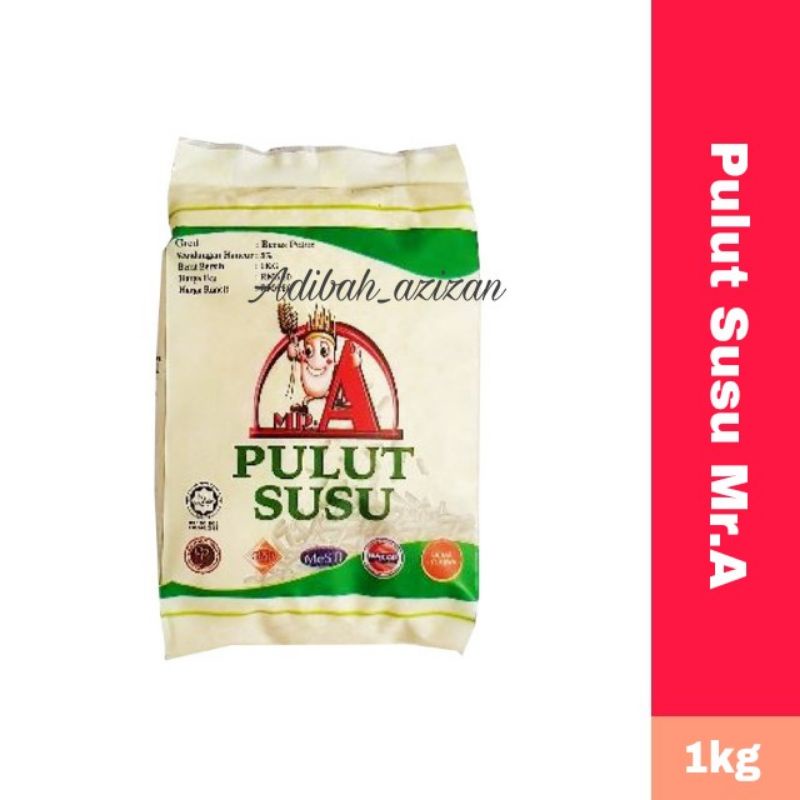 Beras Pulut Mr A 1kg Pulut Susu Original Kedah Shopee Malaysia