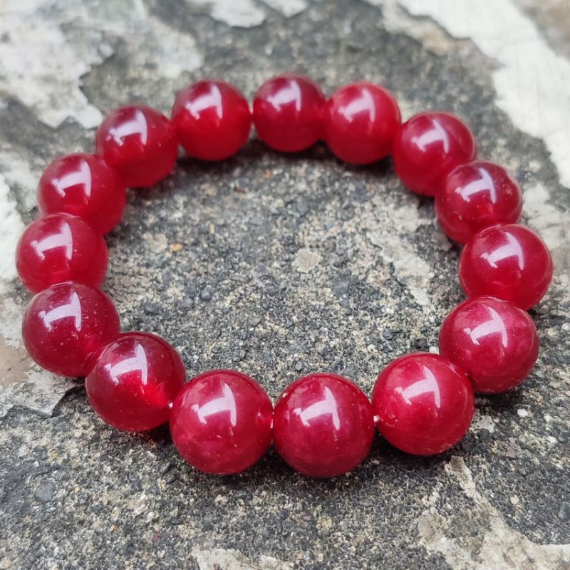 Top QUALITY Original TANZANIA RUBY Stone Bracelet Ready To Use