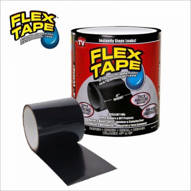 [100% ORIGINAL] FLEXTAPE STOP LEAK / WATERPROOF ADHESIVE TAPE (4 ...